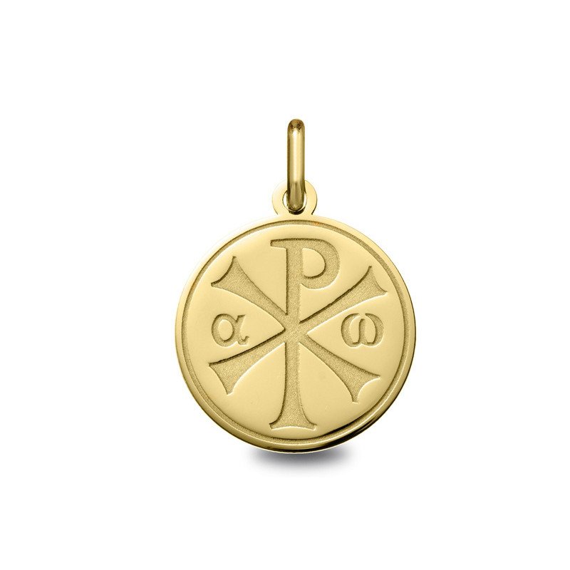 Médaille Chrisme pour fille et garçon | Carat et Moi