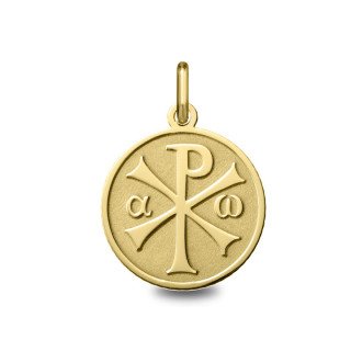 Médaille Chrisme à graver | Carat et Moi