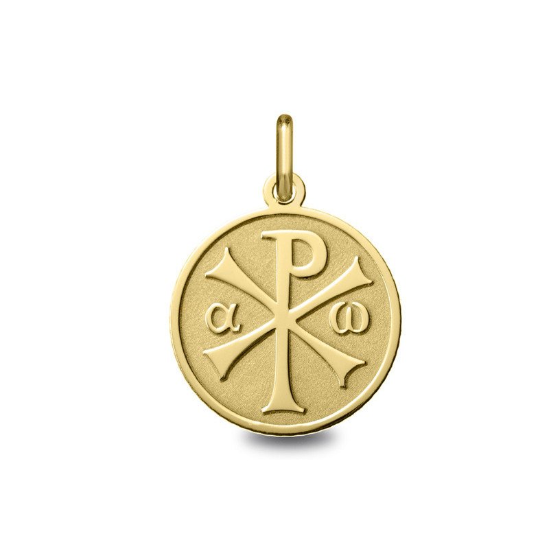 Médaille Chrisme à graver | Carat et Moi