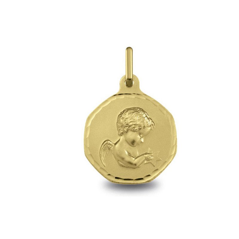 Médaille Ange Étoiles, cadeau de communion | Carat et Moi
