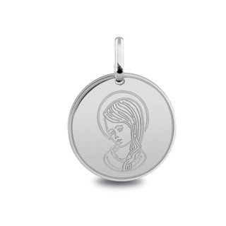 Médaille Vierge cheveux tresse en or | Carat et Moi
