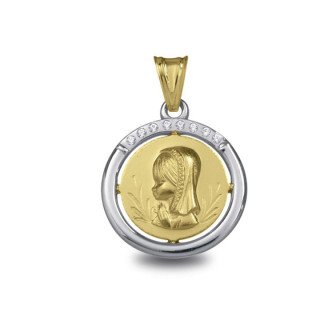 Médaille Vierge jeune en or | Carat et Moi