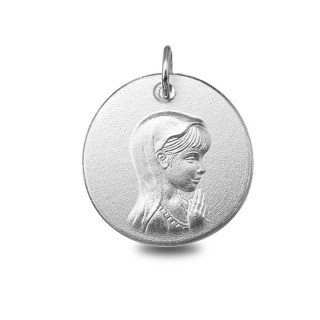 Médaille Vierge jeune pour bébé | Carat et Moi