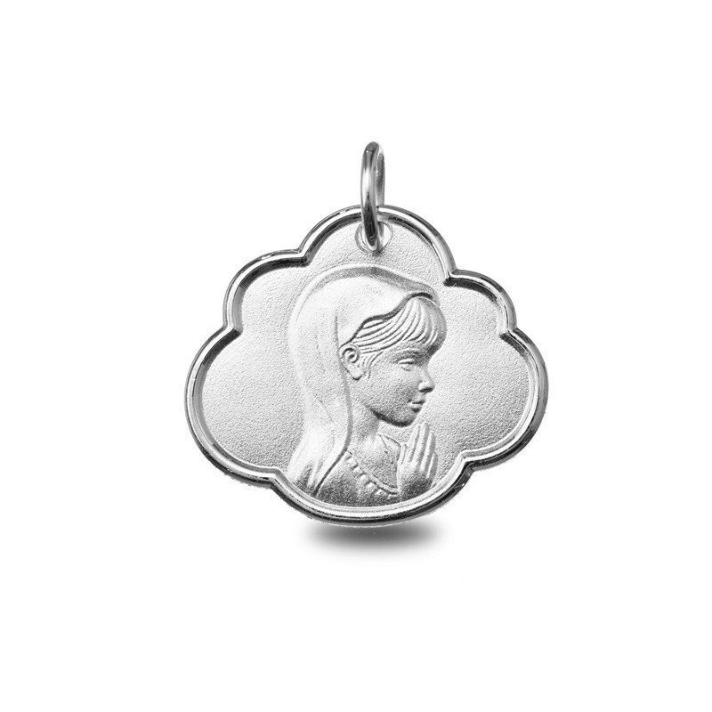 Médaille Vierge jeune à graver | Carat et Moi