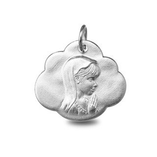Médaille Vierge jeune, cadeau de naissance | Carat et Moi
