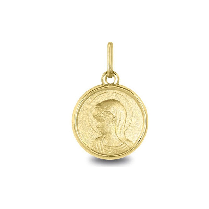 Médaille Vierge jeune personnalisable | Carat et Moi