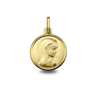 Médaille religieuse Médaille Vierge jeune | Carat et Moi