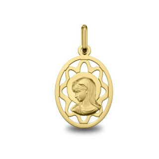 Médaille Vierge jeune en or réf. 1826185 | Carat et Moi