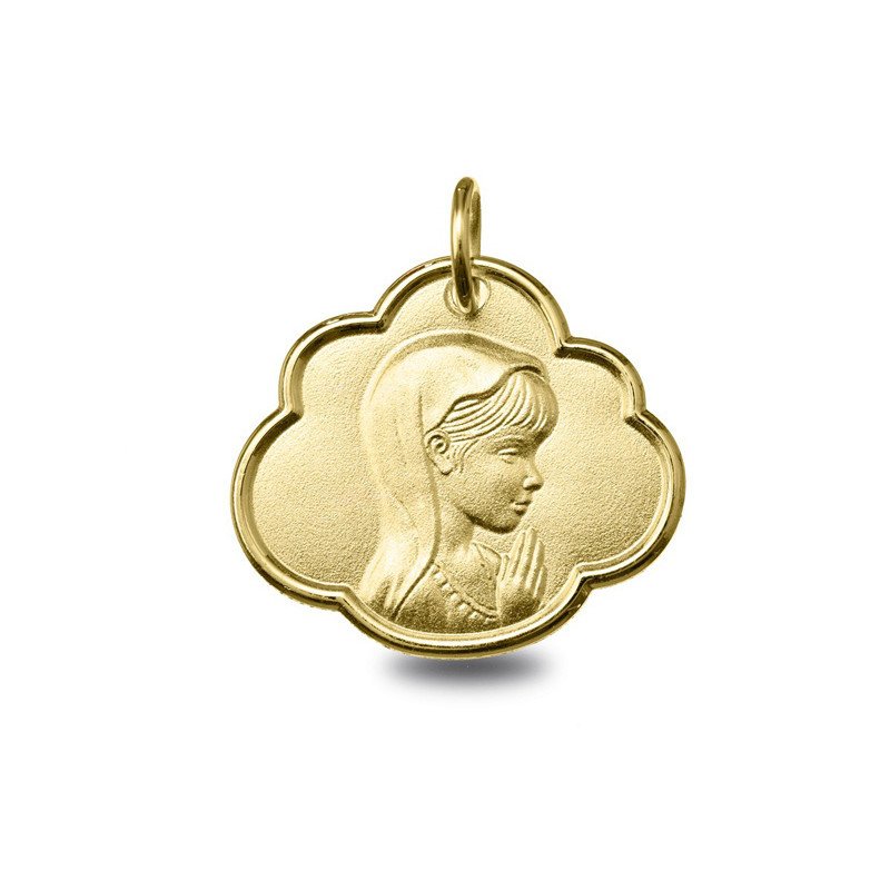 Médaille Vierge jeune pour bébé réf. 1263186 | Carat et Moi