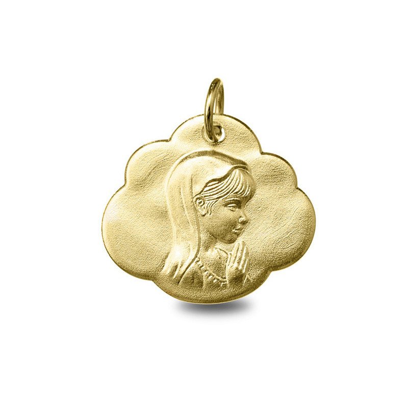Médaille Vierge jeune pour fille et garçon réf. 1264186 | Carat et Moi