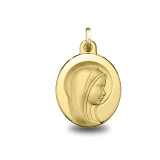 Médaille Vierge jeune, cadeau de naissance réf. 1070184 | Carat et Moi