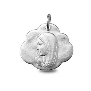 Médaille Vierge Marie à graver | Carat et Moi