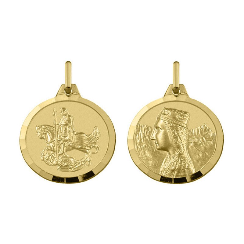 Médaille Vierge Marie pour fille et garçon réf. 1000583 | Carat et Moi