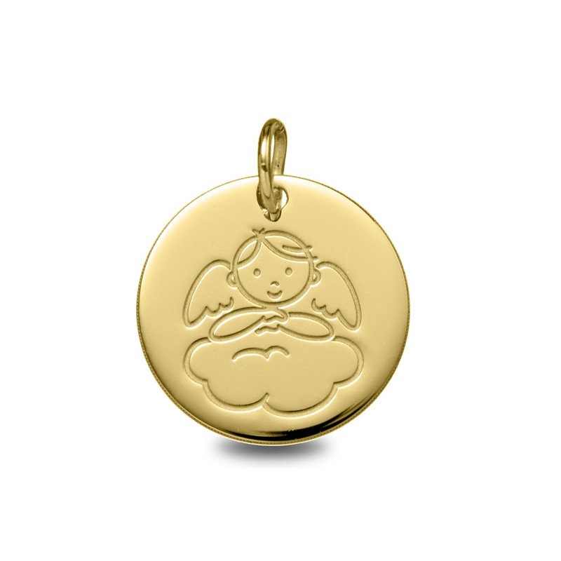 Médaille Ange Jeune Garçon en or | Carat et Moi