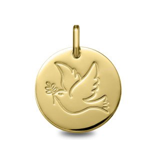 Médaille Colombe en or | Carat et Moi