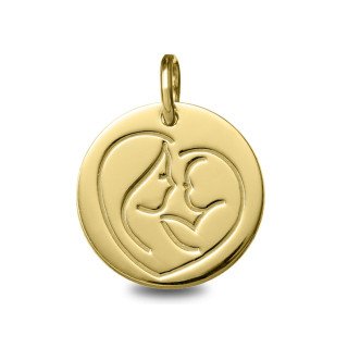 Médaille Vierge à l'Enfant Medaille vierge a lenfant | Carat et Moi