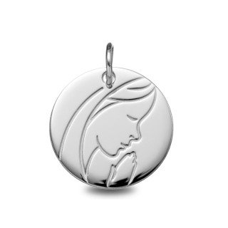 Médaille Vierge jeune pour fille et garçon réf. 1B962001 | Carat et Moi