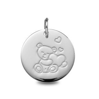 Médaille Ourson, cadeau de communion | Carat et Moi