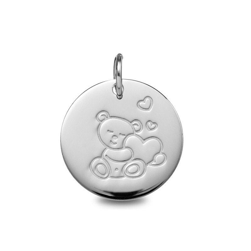 Médaille Ourson, cadeau de communion | Carat et Moi