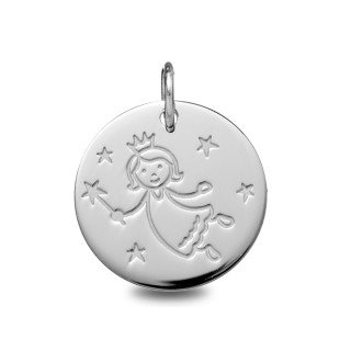 Médaille de baptême : Médaille Fee | Carat et Moi
