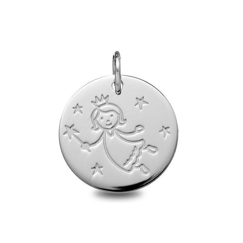 Médaille de baptême : Médaille Fee | Carat et Moi