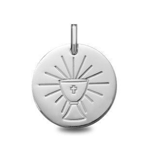 Médaille de baptême : Médaille Calice | Carat et Moi