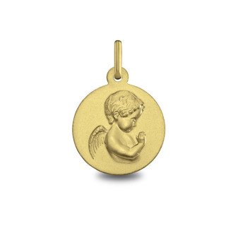 Médaille Ange Priant à graver | Carat et Moi