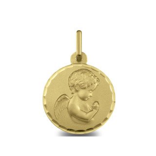 Médaille Ange Priant, cadeau de naissance | Carat et Moi