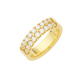 Alliance diamants Dearin demi tour | Carat et Moi