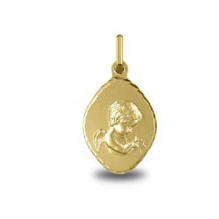 Médaille Ange Étoiles en or | Carat et Moi