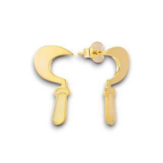 Boucles d'oreilles Serpe Boucles doreilles serpe réf. SE13409C | Carat et Moi