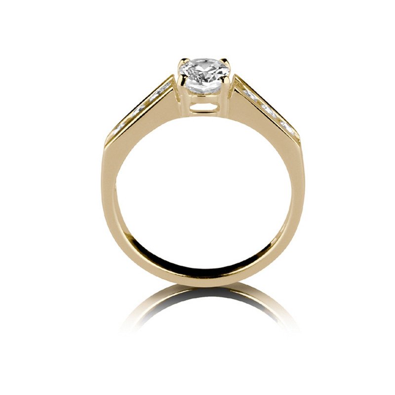 Solitaire Grenelle en or et diamant | Carat et Moi
