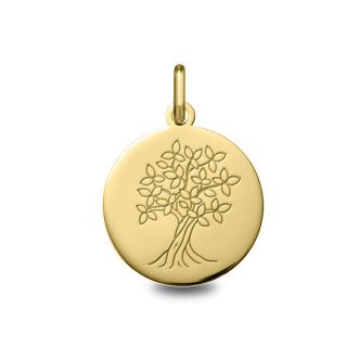 Médaille Arbre de Vie, cadeau de naissance réf. 248400098 | Carat et Moi
