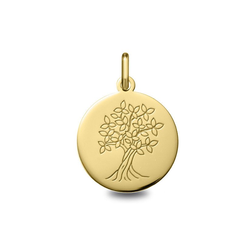 Médaille Arbre de Vie, cadeau de naissance réf. 248400098 | Carat et Moi