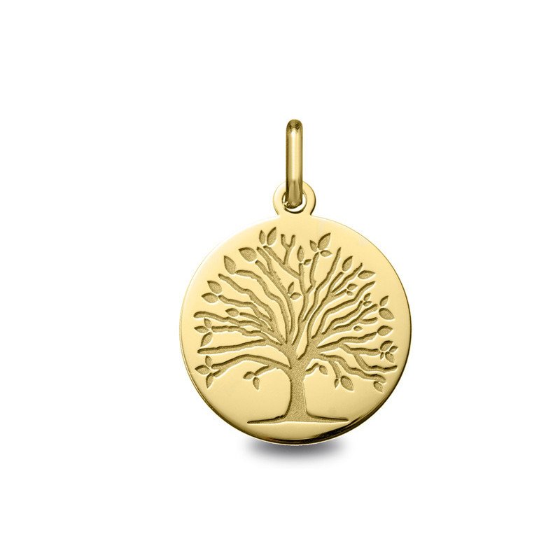 Médaille Arbre de Vie or jaune ou or blanc réf. 248400218 | Carat et Moi