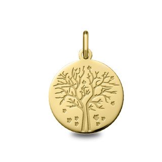 Médaille Arbre de Vie personnalisable réf. 248400220 | Carat et Moi