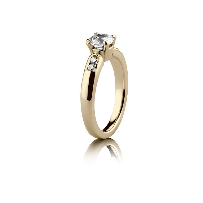 Solitaire Malekula en or et diamant | Carat et Moi