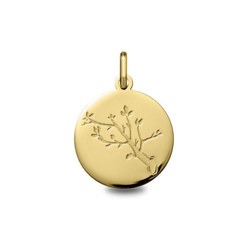 Médaille de baptême : Médaille Arbre de Vie réf. 248400223 | Carat et Moi