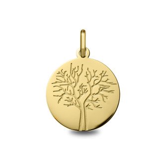 Médaille Arbre de Vie, cadeau de communion réf. 248400224 | Carat et Moi