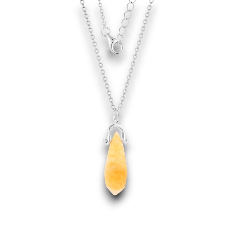 Collier Menhir or jaune ou or blanc | Carat et Moi