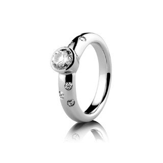 Solitaire Isola en or et diamant | Carat et Moi