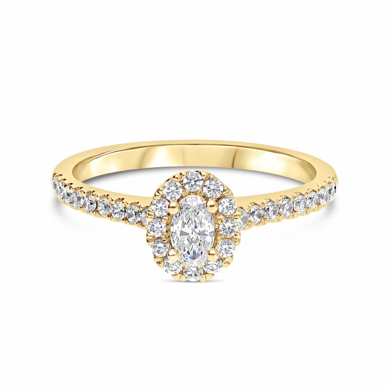 Solitaire Mona Ovale | Bagues fiançailles – Carat et Moi