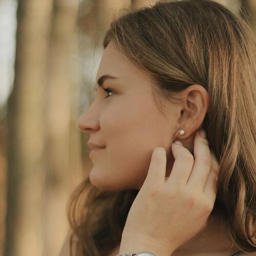 Boucles d'oreilles Perles